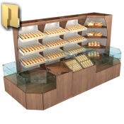 Угловые павильоны для торговли хлебом и выпечкой серии BAKERY