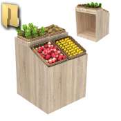 Прилавки для продажи фруктов и овощей серии FRUIT-COURT