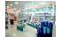 Изображение фотогаллереи №37 для раздела Низкие островные стеллажи для аптеки серии Голубой Горизонт