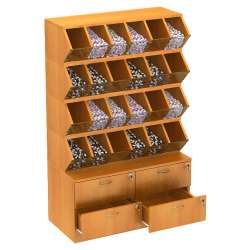 Модули для сыпучих товаров открытого доступа серии NUT