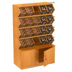 Модули для сыпучих товаров закрытого доступа серии NUT