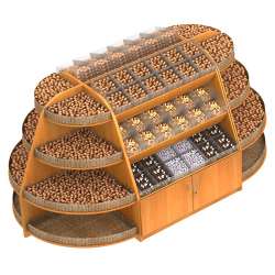 Островные развалы для конфет и орехов серии NUT