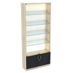 Торговые витрины с 4-мя наклонными полками серии SLANT-4