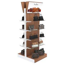 Торговые островные стеллажи со световыми коробами серии ФЕНИКС