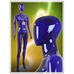 Манекены женские синие глянцевые Агат