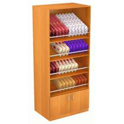 Стеллажи для тканей и рулонов