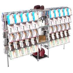 Хромированные стенды для продажи колгот Линия