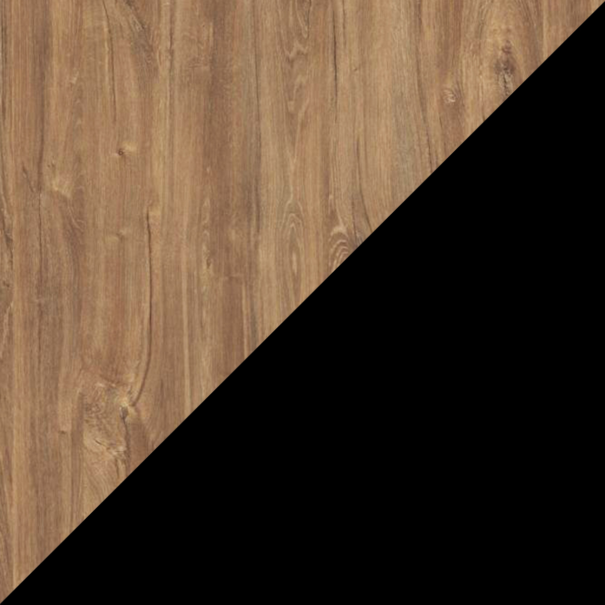 Черный + Дуб Канзас Коричневый