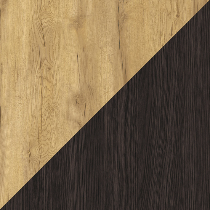 Дуб Золотистый + Дуб Венге