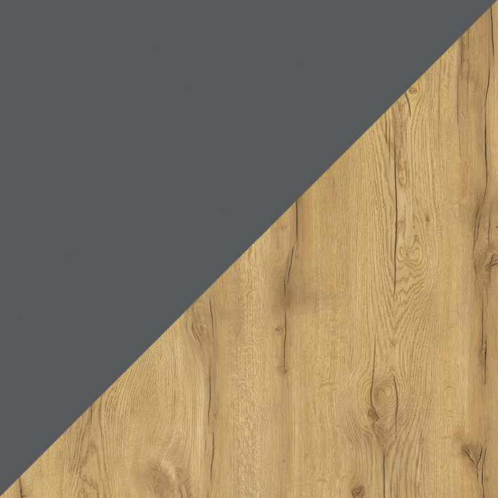 Темно-Серый  + Дуб Золотистый