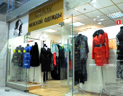 Ещё один проект системы Барокко на примере салона для женской одежды