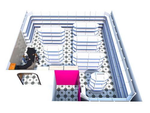 Проект расстановки торгового оборудования для зоомагазина