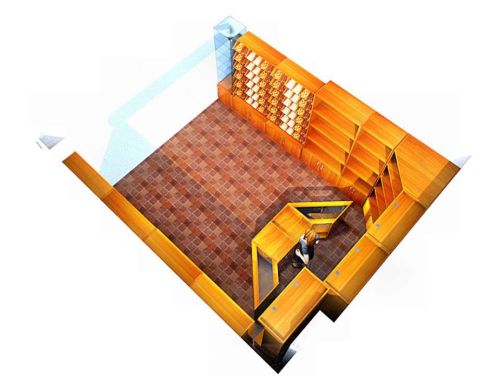 Стеллажи для магазина конфет, эклеров и орехов. Калужское ш., д. 24