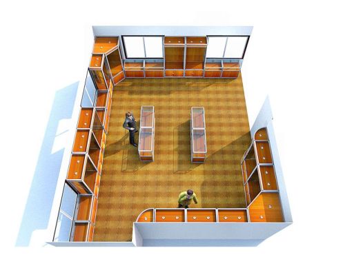 Торговая мебель для музей вооруженных сил. Г. Москва, ул. Советской Армии, д. 2, стр. 1