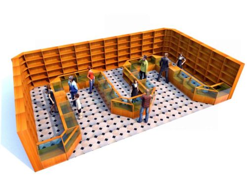 Проект магазина по продаже хозтоваров. Г. Москва, ул. Достоевского, д. 2, к. 5