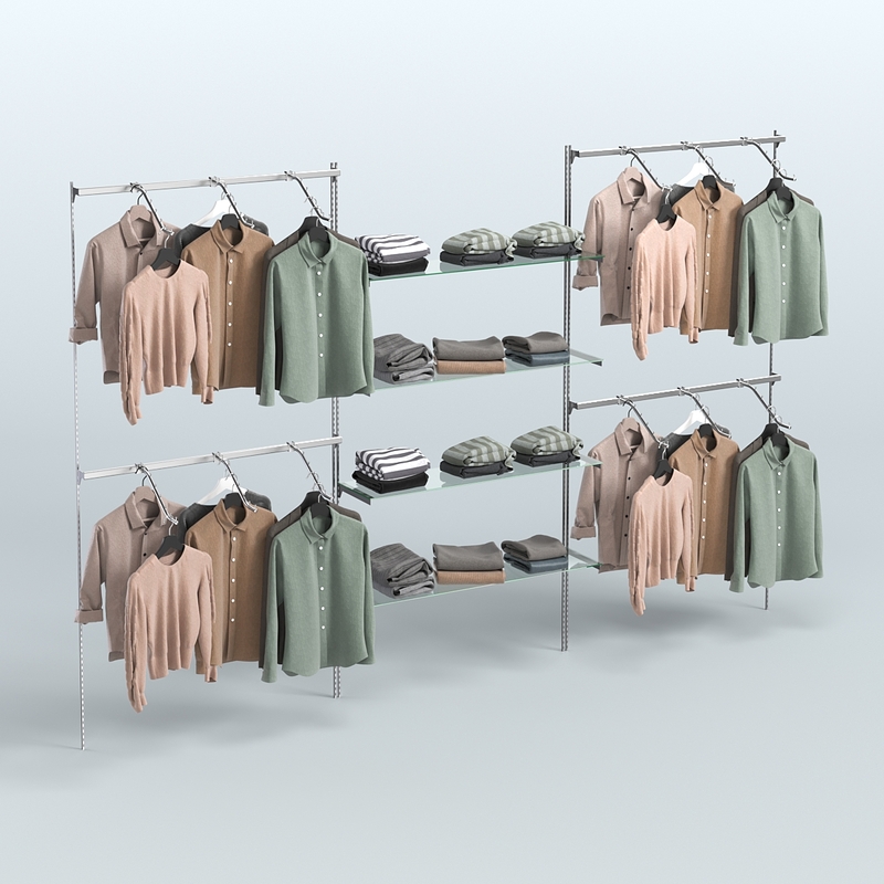 Система Neo Fix с полками стекло и ДСП (3600 мм)