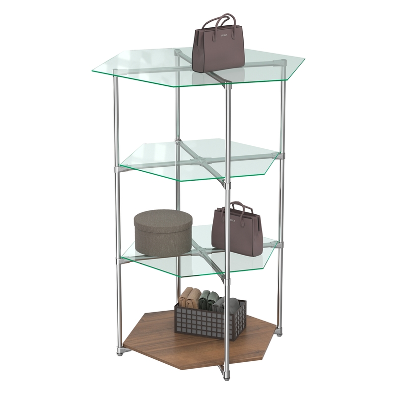 Торговые стенды ЗВЕЗДА с полками