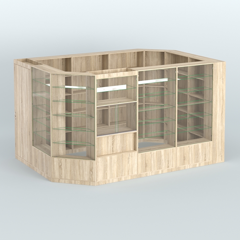 Угловые торговые павильоны из ДСП СЭСП