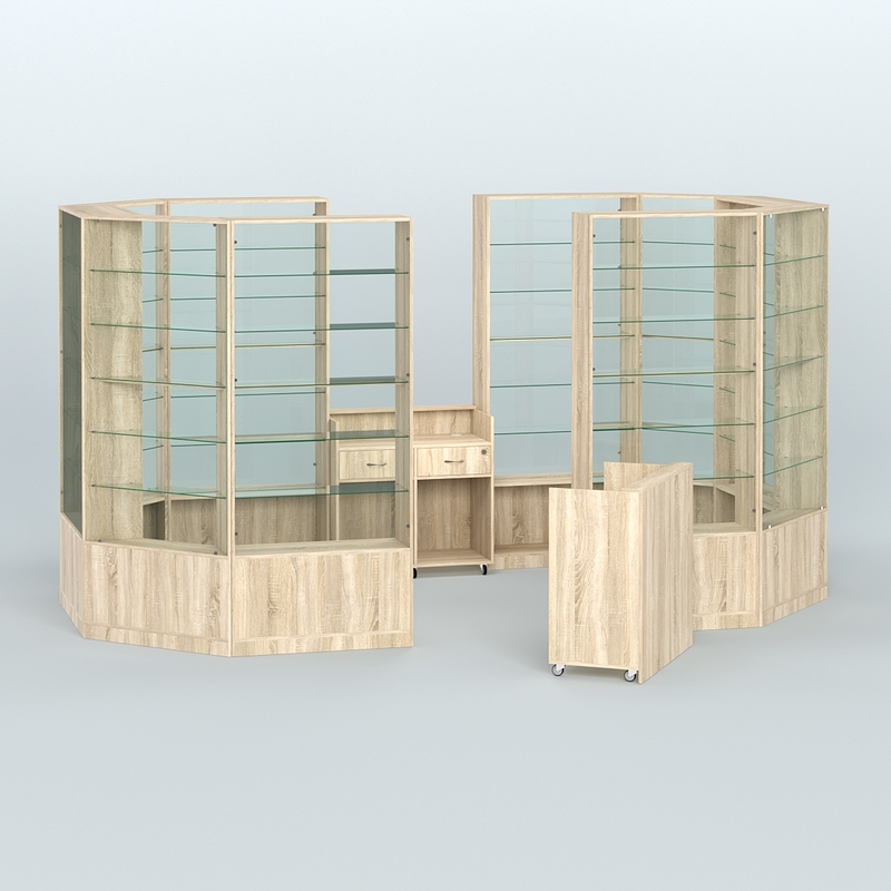 Островные торговые павильоны из ДСП СЭСП