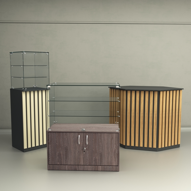 Прилавки с планками серии ПРИЛИВ