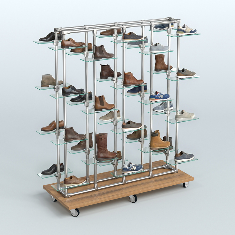 Торговые стенды для обуви ЛЕСЕНКА