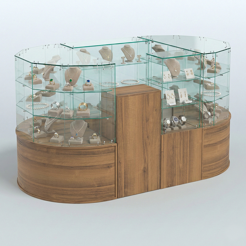 Круглые стеклянные островки и павильоны серии КОЛЬЦО