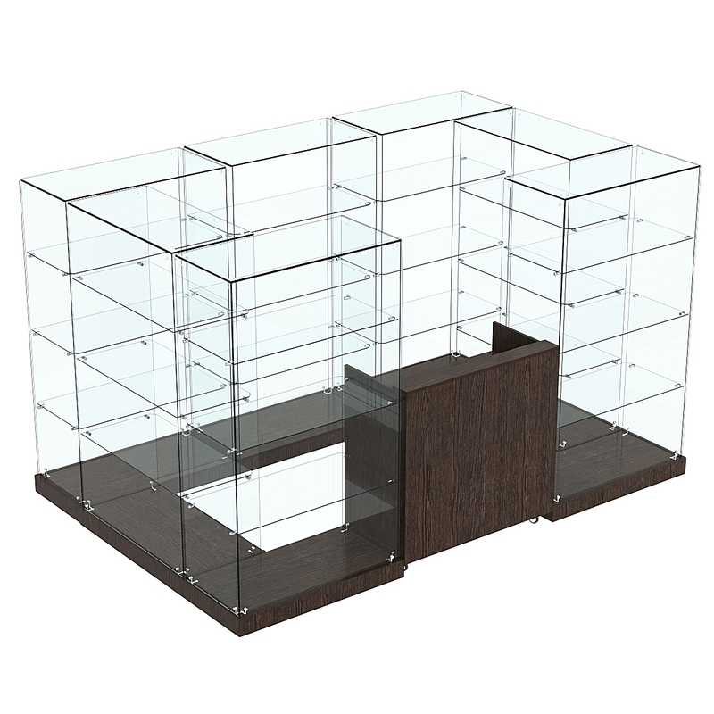 Стеклянные павильоны для торговли