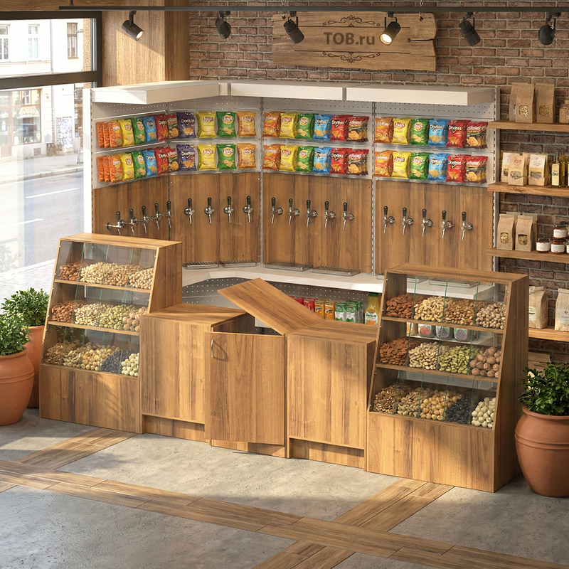 Для магазина разливного пива и рыбы