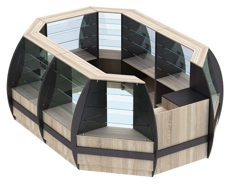 Стеклянные островки и павильоны дешево