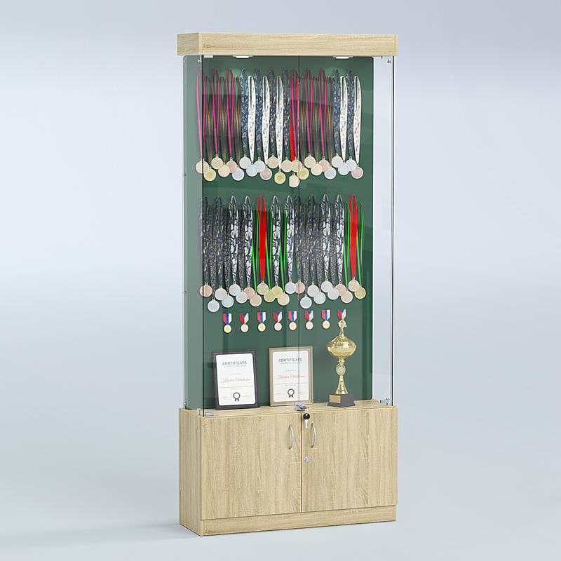Витрины напольные для кубков и наград