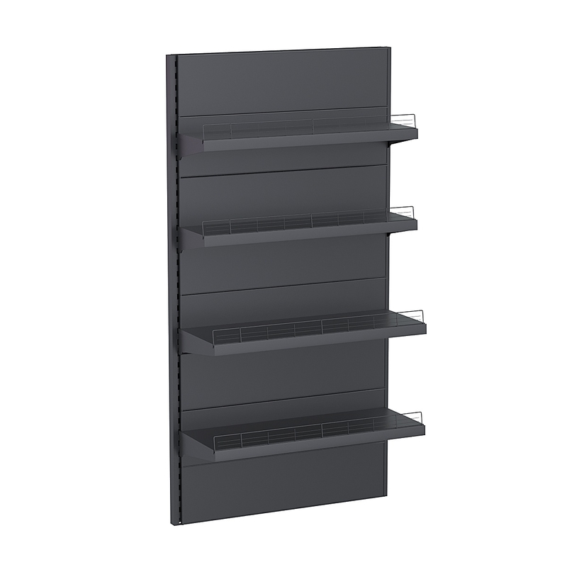 Стеллажи торговые металлические настенные серии "ГРАФФ" 