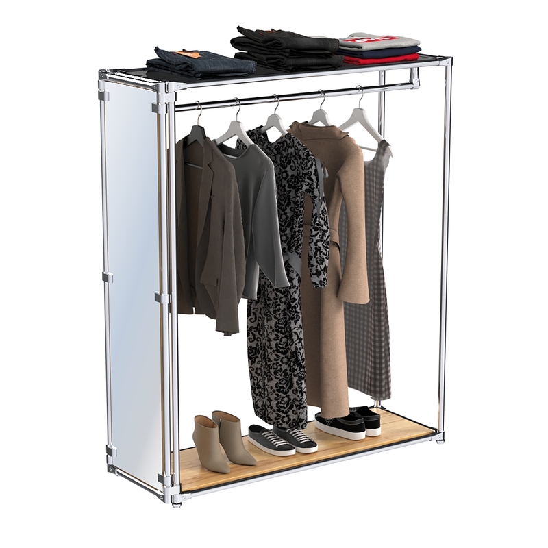 Вешала напольные с зеркалами