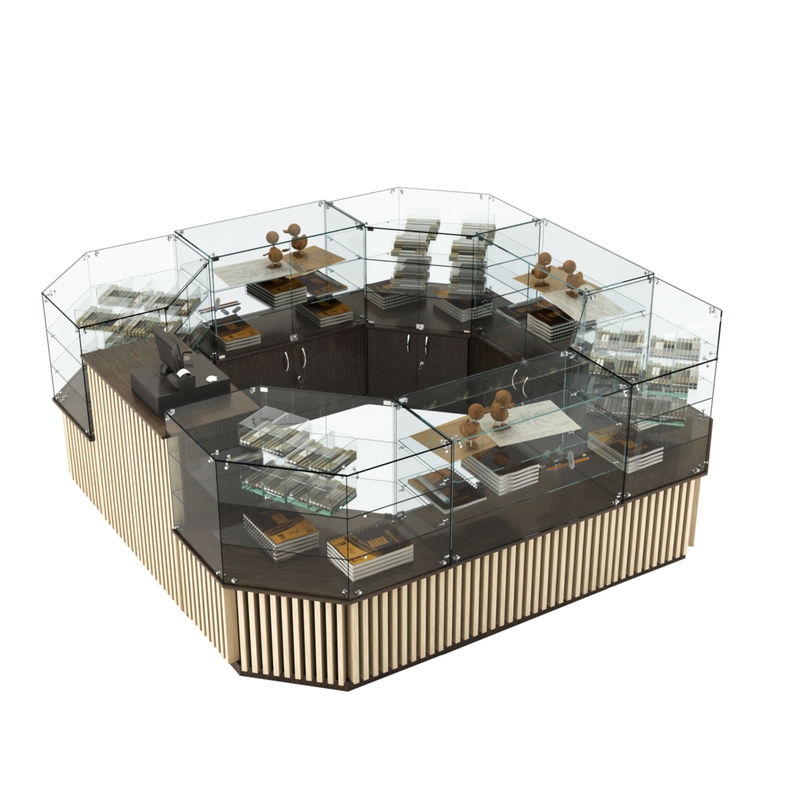 Торговые островки серии "Вертикаль", "Прилив", "Орнамент", "Империал"