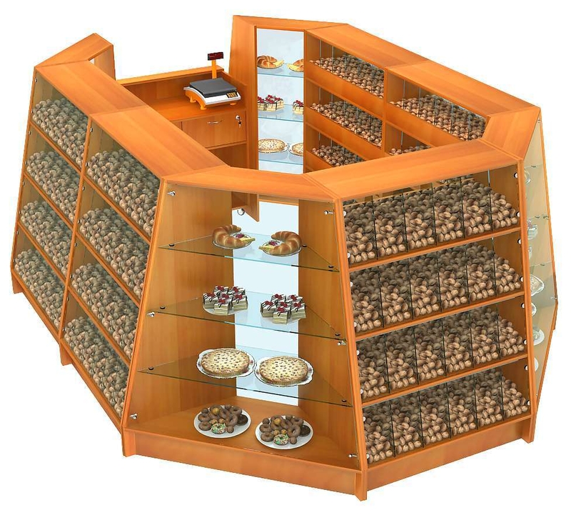 Оборудование для конфет и орехов для магазина продуктов