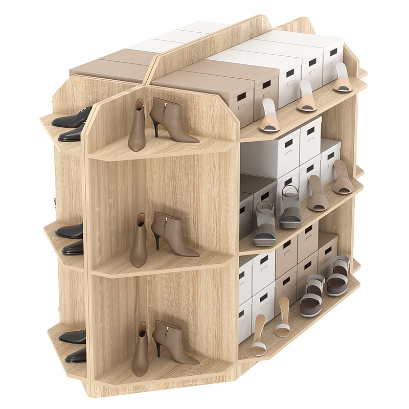 Стеллажи для магазина обуви