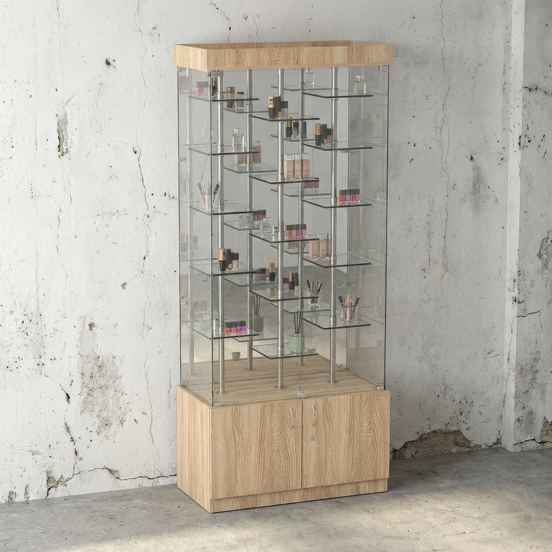 Стеклянные торговые витрины ПРЕЗЕНТ