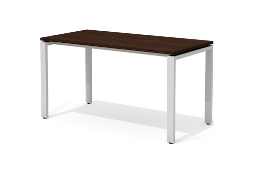 Стол рабочий прямой Некста Металл, цвет венге