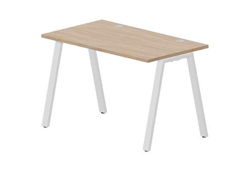Стол рабочий (2 заглушки) Сильвана, цвет светлый дуб