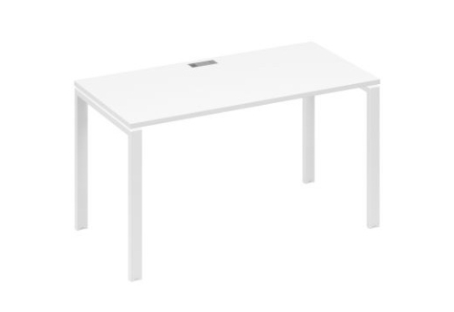 Стол письменный Мира Нумо, цвет белый премиум + белый