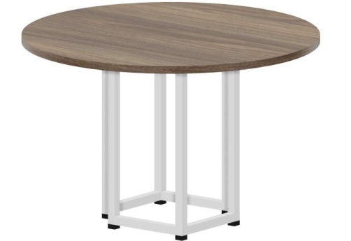 Стол журнальный Мейлон, цвет орех + белый