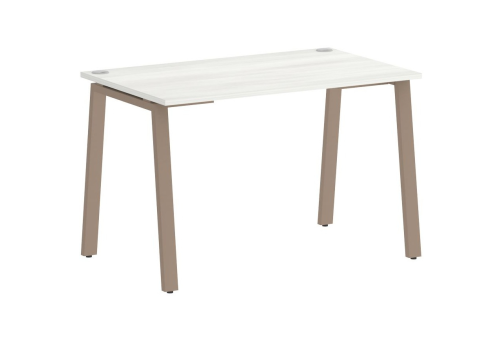 Стол письменный, цвет белое дерево + мокко