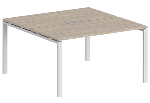 Рабочая станция Индиго Сет, цвет дуб светлый + белый