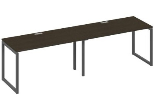 Рабочая станция (2х140) Мира Одри, цвет венге + антрацит