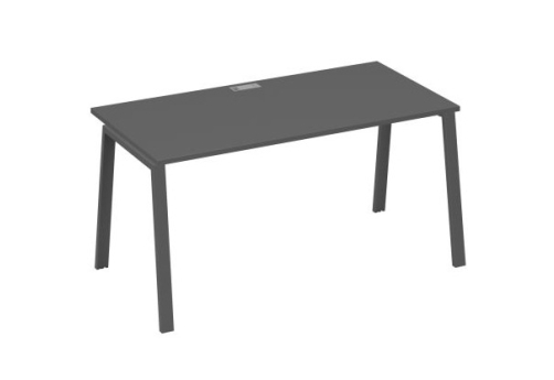 Стол письменный Мира Трио, цвет антрацит премиум + антрацит