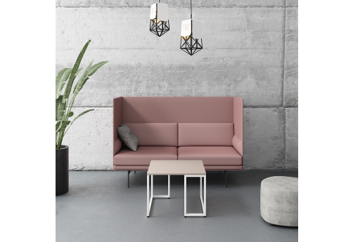 Стол журнальный Мейлон, цвет тортора + белый