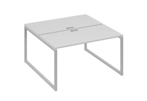 Рабочая станция (2х140) Мира Одри, цвет серый + серый