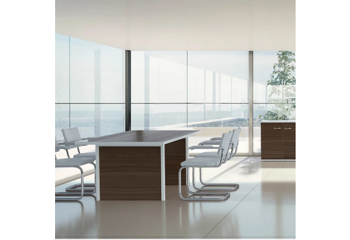 Стол для переговоров Аруба, цвет темный дуб