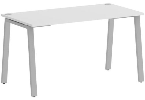 Стол письменный, цвет белый + серый
