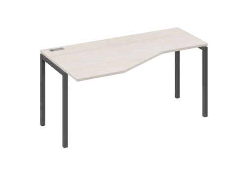 Стол эргономичный левый Техно Мира Лофт, цвет дуб шамони + антрацит