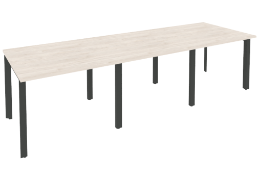 Стол для переговоров (3 столешницы), цвет денвер светлый
